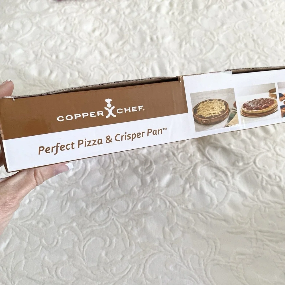 Copper Chef Perfect Pizza & Crisper Pan 12